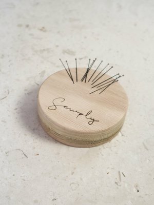 SEWPLY - Magnetic Wooden Pin Cushion