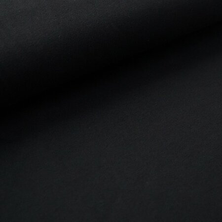 Stoffonkel - Zwart Solid FRENCH TERRY
