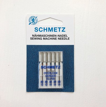 Overlock naalden Schmetz 80/12 & 90/14