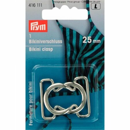 Prym Bikinisluiting zilver 25mm