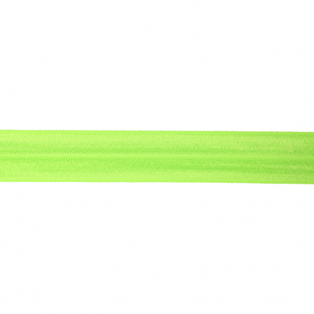 Neongroen - Elastisch Biais 20mm