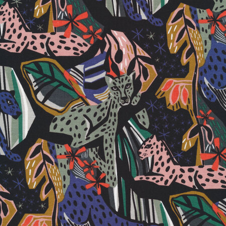 Cloud 9 - Jungle Royal CANVAS (biokatoen)