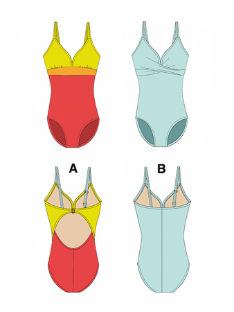 Jalie 3350 One piece swimsuit GIRLS-WOMEN