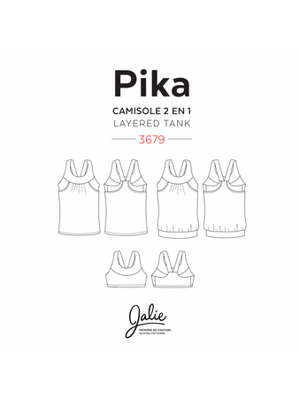 LAATSTE Jalie 3679 Pika sport bra and tank GIRLS-WOMEN