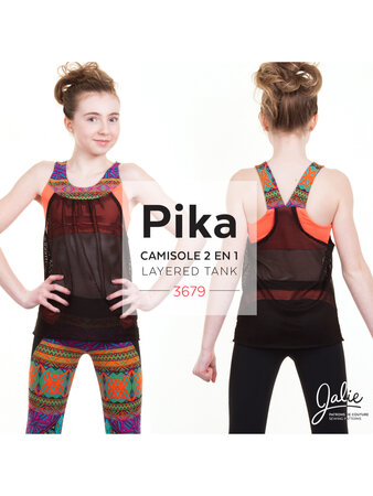 LAATSTE Jalie 3679 Pika sport bra and tank GIRLS-WOMEN