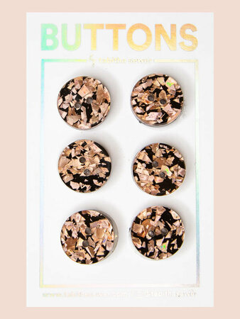 Tabitha Sewer - Rose Gold confetti 15mm
