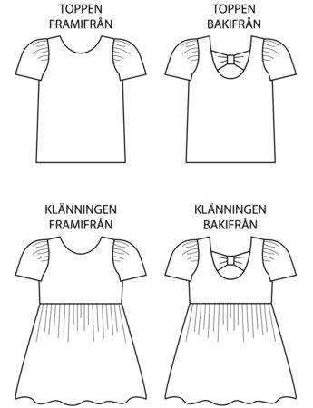 Threads by Caroline AMELIE TOP & DRESS
