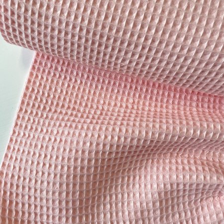 COUPON 135 CM Roze WAFELKATOEN