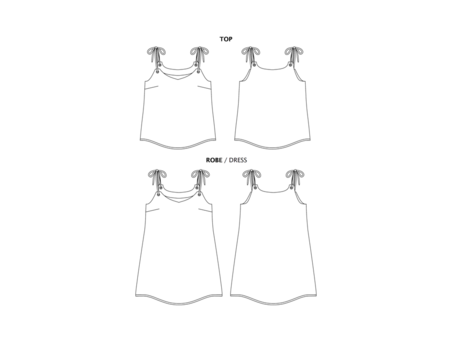Les Lubies de Cadia - Eclair top/dress