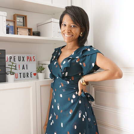Les Lubies de Cadia - Fleurette wrap dress