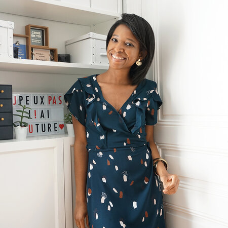 Les Lubies de Cadia - Fleurette wrap dress