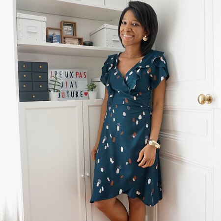 Les Lubies de Cadia - Fleurette wrap dress
