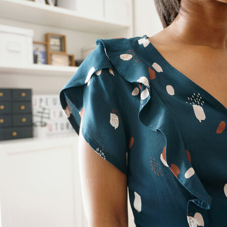 Les Lubies de Cadia - Fleurette wrap dress