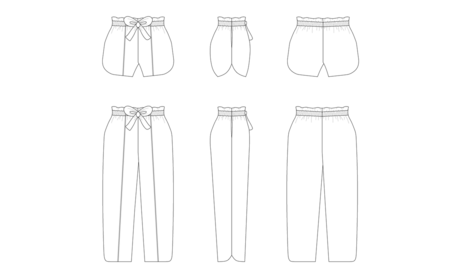 Les Lubies de Cadia - Phoenix shorts & pants