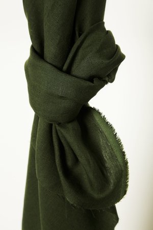 mind the Maker - Green Khaki NISA SOFTENED LINENÂ