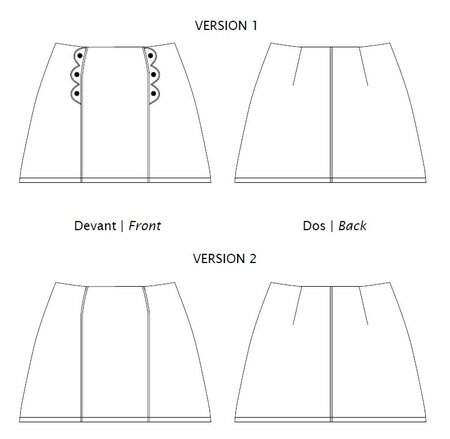 Les Lubies de Cadia - Livia Skirt Top