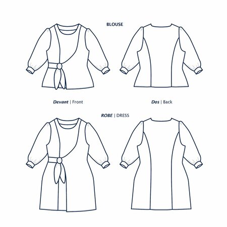 Les Lubies de Cadia - Oxana Dress/ Top