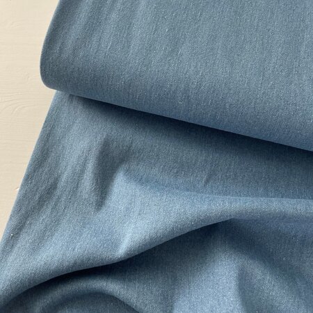 VERHEES Recycled Denim / Jeansstof LIGHT BLUE STRETCH