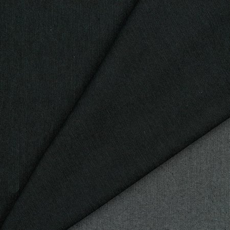 VERHEES Recycled Denim / Jeansstof BLACK STRETCH