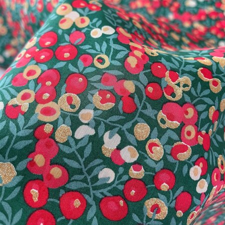 Liberty London - Wiltshire GLITTER Organic Tana Lawnâ„¢