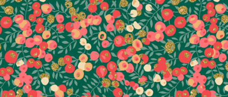 Liberty London - Wiltshire GLITTER Organic Tana Lawnâ„¢