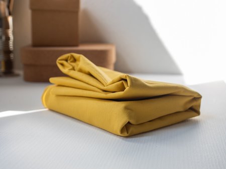 mindtheMAKER - washed COTTON TWILL yellow 9oz