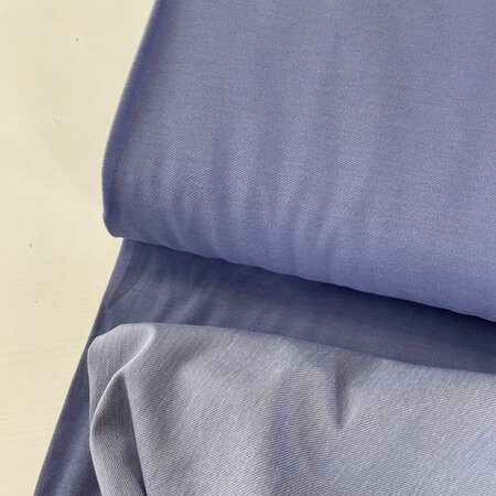 Polytex Organics - Lavendel jeans jersey (GOTS)