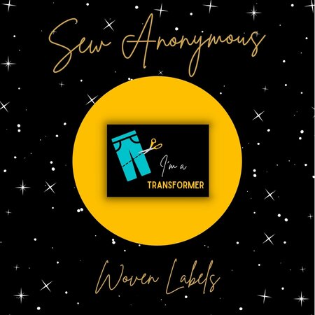 Sew Anonymous - I'm a Transformer labels