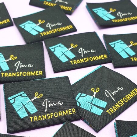 Sew Anonymous - I'm a Transformer labels