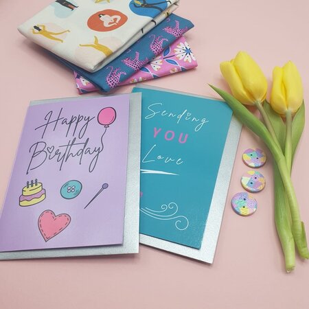 Sew Anonymous - Kaart Happy Birthday