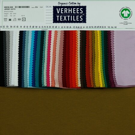 Verhees Solid jersey FOREST GOTS