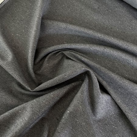 Green Recycled Textiles - Denim grey melange TWILL