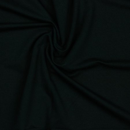 Verhees GOTS - ZWART Solid FRENCH TERRY