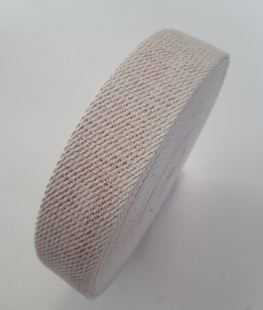Tassenband ECRU - BRONZE LUREX 40mm