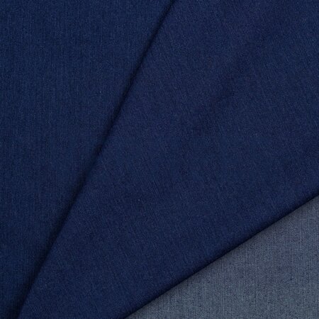VERHEES Recycled Denim / Jeansstof INDIGO STRETCH