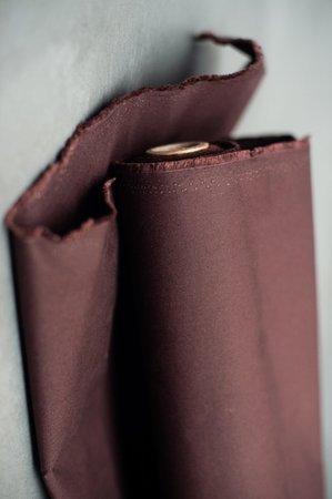 Merchant & Mills - Organic Dry Oilskin Oxblood - GOTS