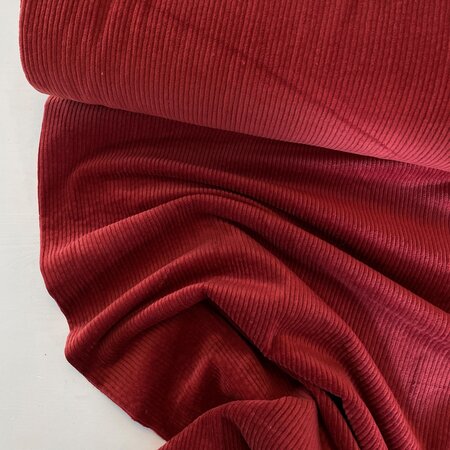 Polytex Corduroy - Deep Red