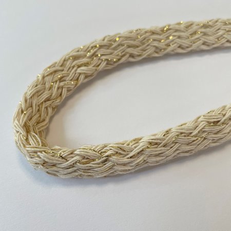 Hoodie koord  - Zand, goud, 1,5 mm 