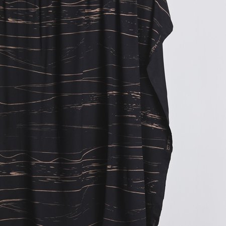 mindtheMAKER - Stray Lines Black VISCOSE STRETCH JERSEY