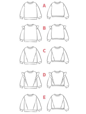 Threads by Caroline FRANKIE SWEATSHIRT