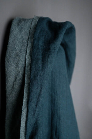 COUPON 185 CM Merchant & Mills - Woolsey Alta Mare Wol/Linen