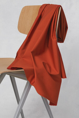 COUPON 165 CM mindtheMAKER - ORGANIC PAPERTOUCH POPLIN Pumpkin