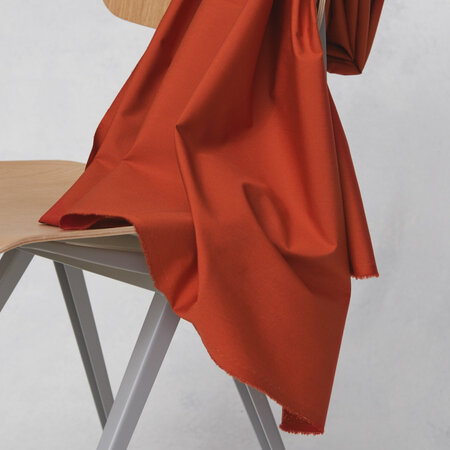 COUPON 165 CM mindtheMAKER - ORGANIC PAPERTOUCH POPLIN Pumpkin