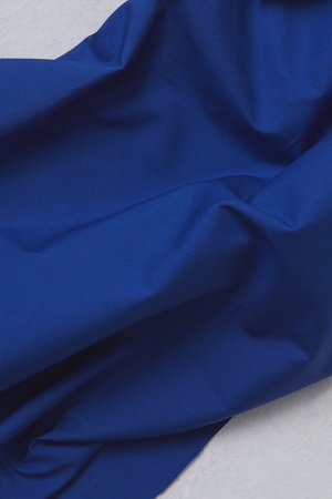 COUPON 80CM mindtheMAKER - ORGANIC PAPERTOUCH POPLIN Cobalt Blue