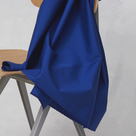 COUPON 80CM mindtheMAKER - ORGANIC PAPERTOUCH POPLIN Cobalt Blue
