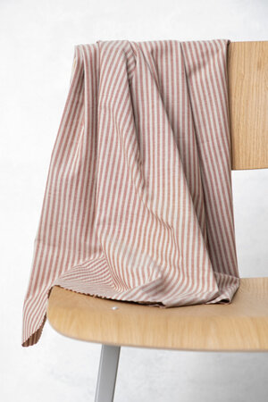 mindtheMAKER - ORGANIC STRIPE COTTON Dune/ Sienna