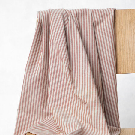 mindtheMAKER - ORGANIC STRIPE COTTON Dune/ Sienna
