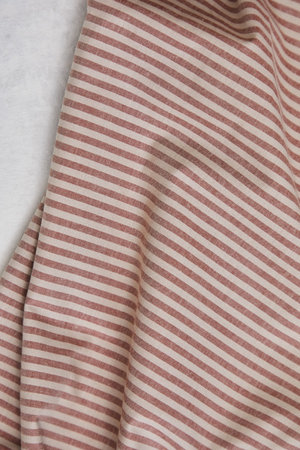 mindtheMAKER - ORGANIC STRIPE COTTON Dune/ Sienna