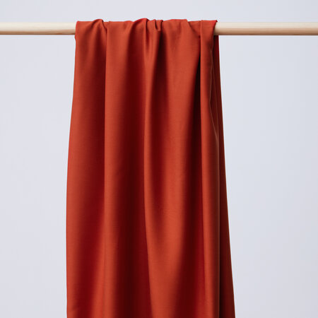 mindtheMAKER - Solid Twill PUMPKIN 100% LENZING™ ECOVERO™ Viscose