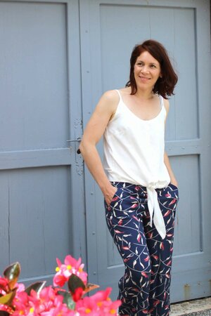 Eglantine & Zoé Serge Nacre VISCOSE